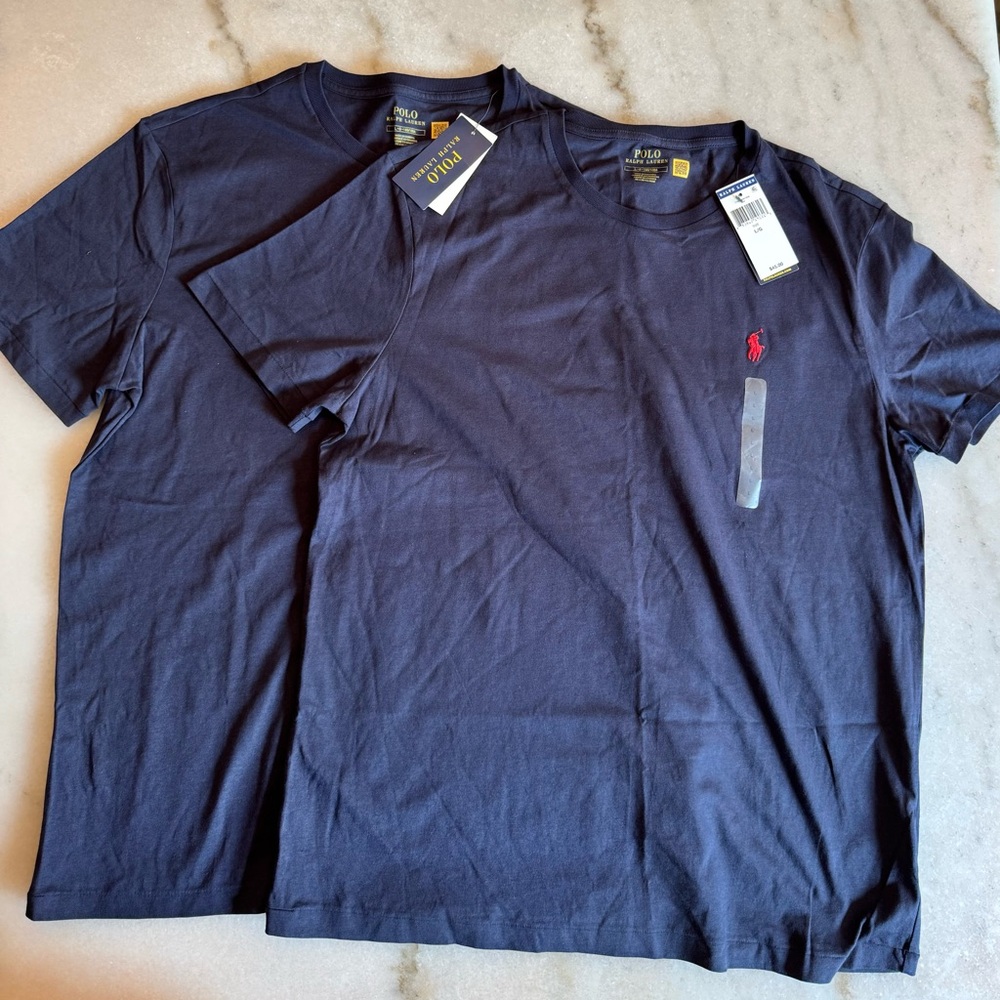 Polo by Ralph Lauren Men's Dark Blue Tee